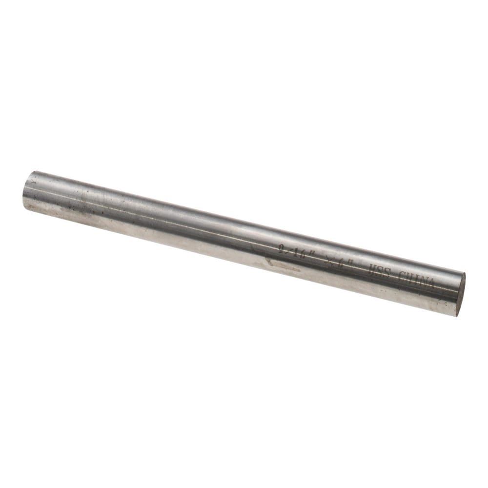 Tool Bit Blank: 9/16" Dia, 9/16" High, 6" OAL, M2 High Speed Steel, Round