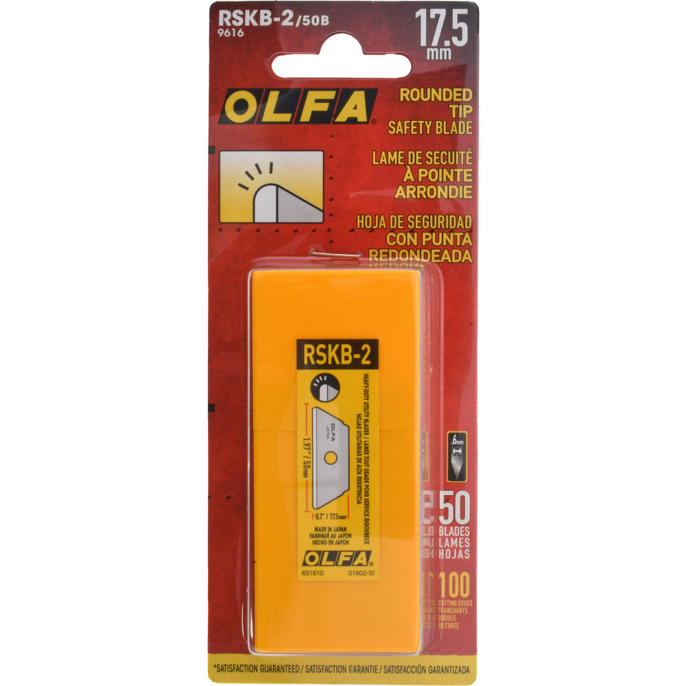 Safety Knife Blade: 50 mm Blade Length