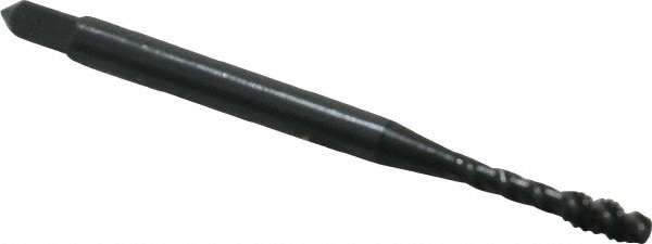 OSG 2916601 Spiral Flute Tap: #4-40, UNC, 3 Flute, Modified Bottoming, Vanadium High Speed Steel, Oxide Finish Image