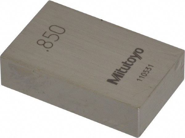 0.85" Rectangular Steel Gage Block