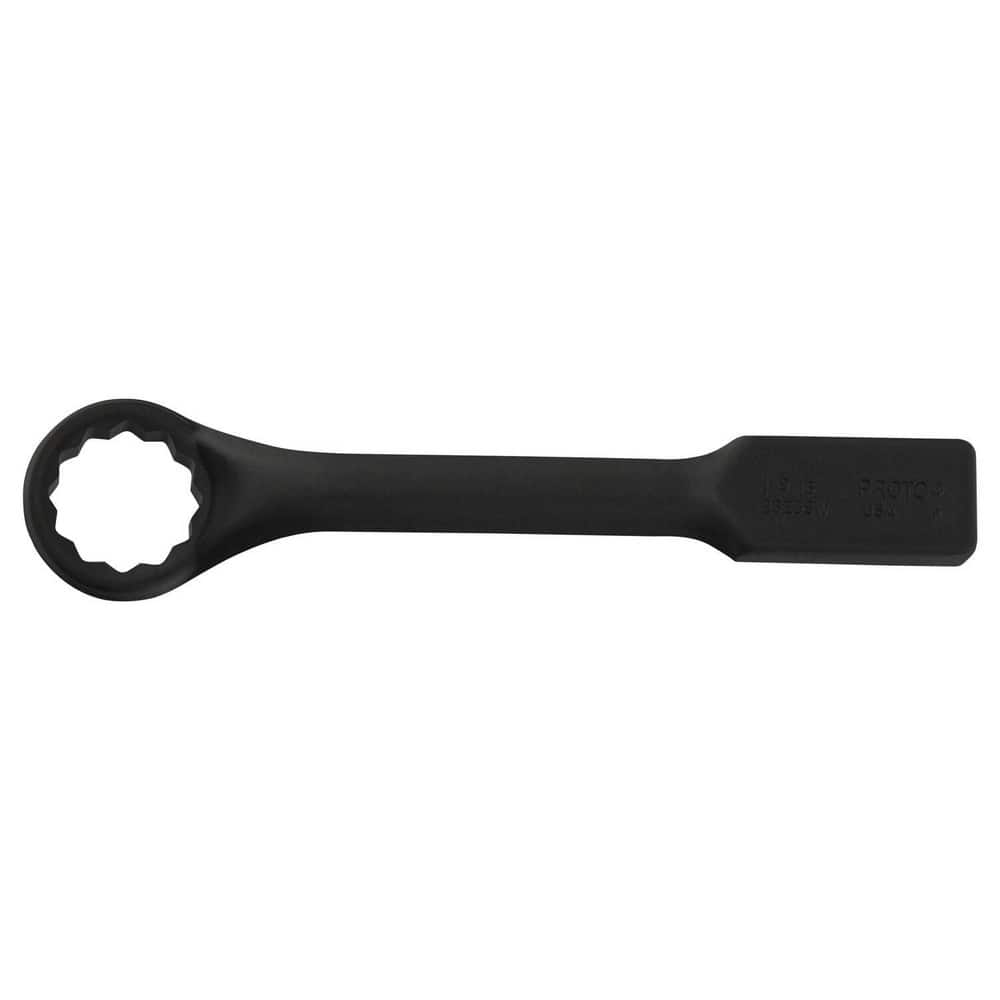 Box End Spud Handle Wrench: 1-5/8", 12 Point, Single End