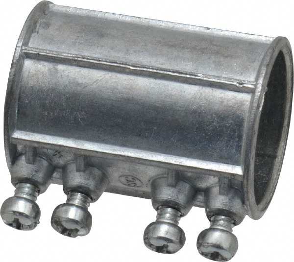 Conduit Coupling: For EMT, Die Cast Zinc, 1-1/4" Trade Size