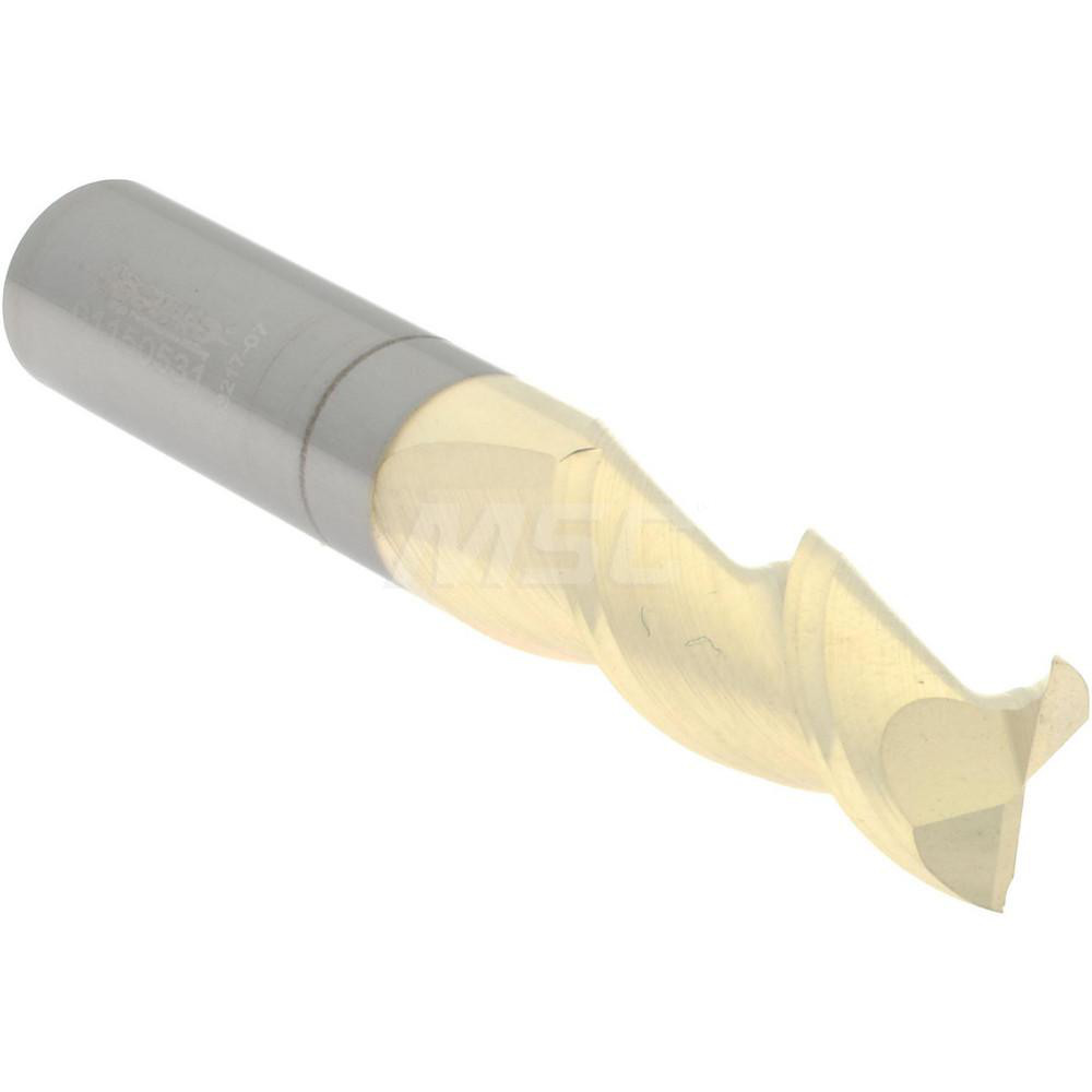 Accupro Square End Mill 3/8" Dia, 1" LOC, 2 Flute, Solid Carbide