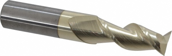 Accupro 25046816C5 Square End Mill: 15/32 Dia, 1-1/4 LOC, 1/2 Shank Dia, 3 OAL, 2 Flutes, Solid Carbide Image