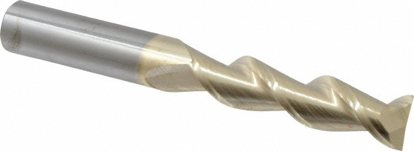 Accupro 25062540C5 Square End Mill: 5/8 Dia, 2-1/2 LOC, 5/8 Shank Dia, 5 OAL, 2 Flutes, Solid Carbide Image