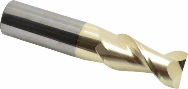 Accupro 25010032C5 Square End Mill: 1 Dia, 2 LOC, 1 Shank Dia, 5 OAL, 2 Flutes, Solid Carbide Image