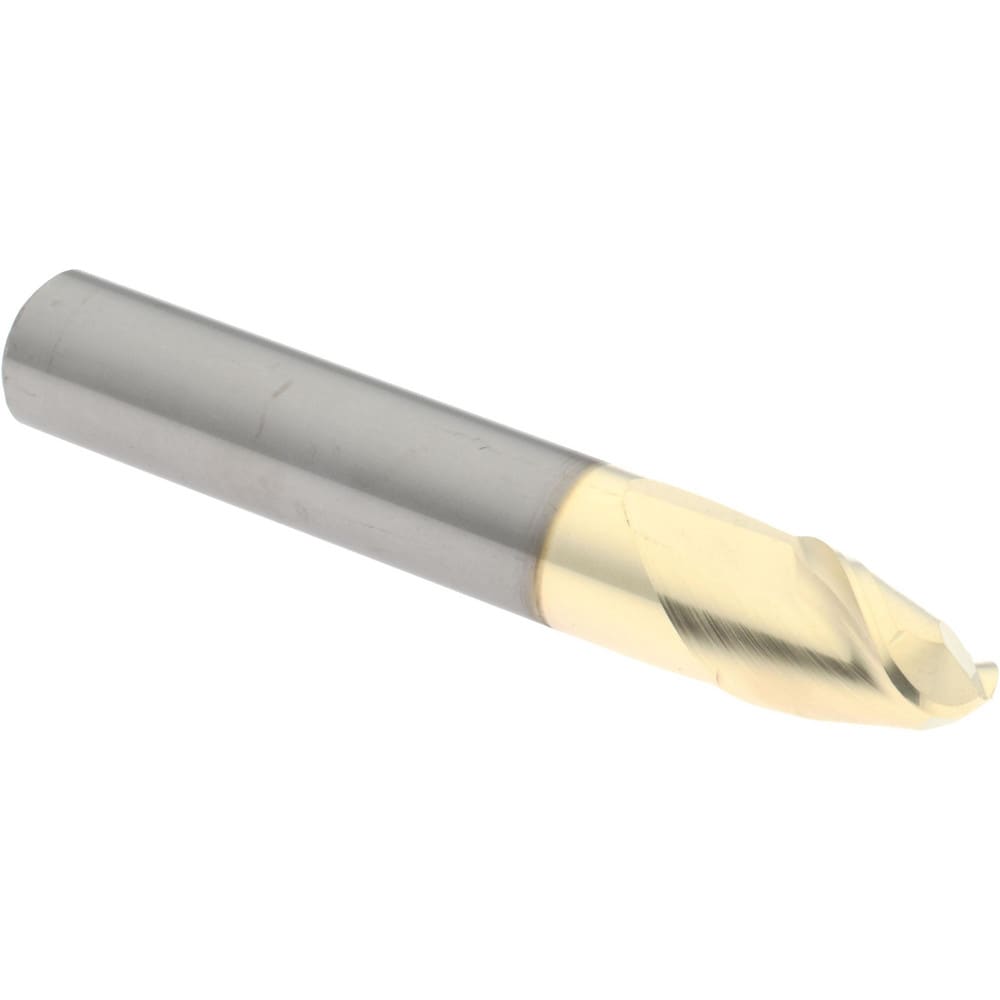 Accupro 25043709BNC5 Ball End Mill: 0.4375" Dia, 0.5625" LOC, 2 Flute, Solid Carbide Image