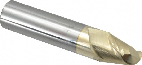 Accupro 25010020BNC5 Ball End Mill: 1" Dia, 1.25" LOC, 2 Flute, Solid Carbide Image