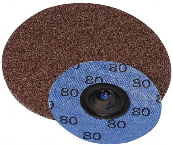 Superior Abrasives A015774 Quick-Change Disc: Type S, 3" Disc Dia, 80 Grit, Aluminum Oxide, Coated 