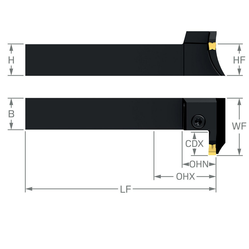 Sandvik Coromant - Indexable Grooving Toolholders: Toolholder Type ...