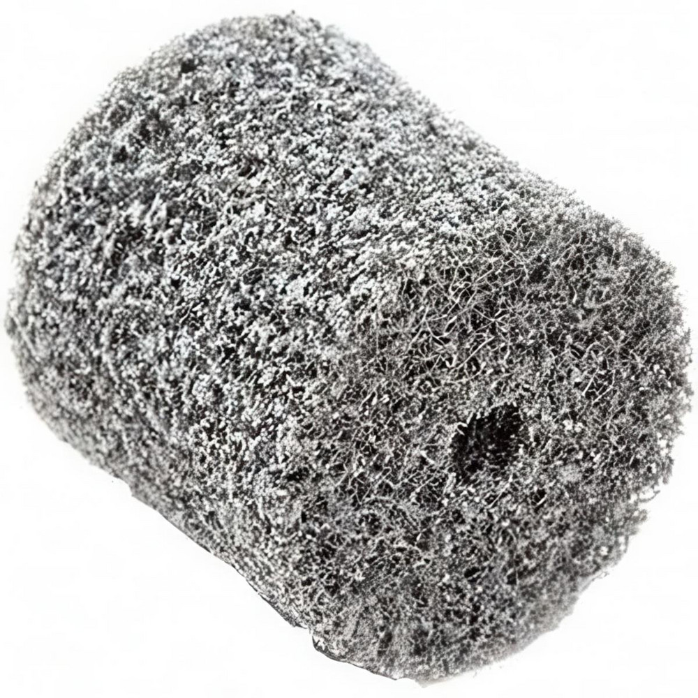 Deburring Wheel: 1" Dia, 1" Face Width, 3/16" Hole, 2 Density, Aluminum Oxide - Medium Grade, Unitized, Series XL-UW