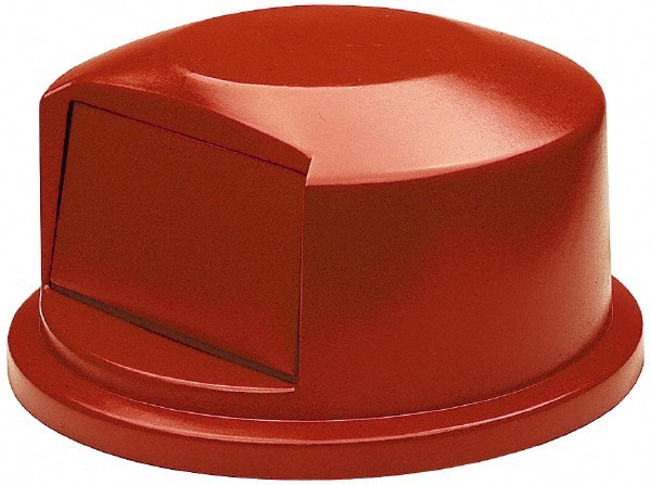 Rubbermaid FG264788RED Dome Lid: Round, For 44 gal Trash Can 