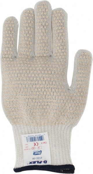 Cut, Puncture & Abrasive-Resistant Gloves: Size M, ANSI Cut A4, ANSI Puncture 1, Rubber, Dyneema