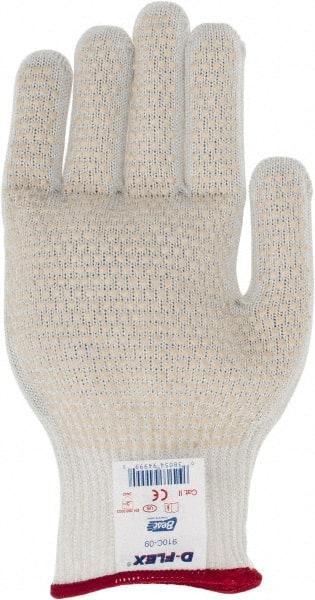 Cut, Puncture & Abrasive-Resistant Gloves: Size L, ANSI Cut A4, ANSI Puncture 1, Rubber, Dyneema