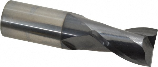 OSG 402-100011 Square End Mill: 1 Dia, 1-1/2 LOC, 1 Shank Dia, 4 OAL, 2 Flutes, Solid Carbide Image