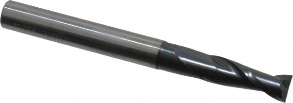 OSG 402-234411 Square End Mill: 15/64 Dia, 3/4 LOC, 1/4 Shank Dia, 2-1/2 OAL, 2 Flutes, Solid Carbide Image