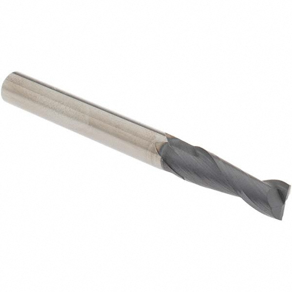 OSG 402-250011 Square End Mill: 1/4 Dia, 3/4 LOC, 1/4 Shank Dia, 2-1/2 OAL, 2 Flutes, Solid Carbide Image