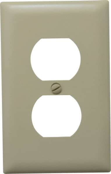 1 Gang, 4-11/16 Inch Long x 2-15/16 Inch Wide, Standard Outlet Wall Plate