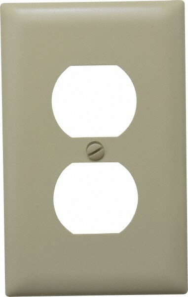 1 Gang, 4-11/16 Inch Long x 2-15/16 Inch Wide, Standard Outlet Wall Plate