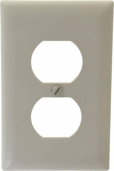 1 Gang, 4-11/16 Inch Long x 2-15/16 Inch Wide, Standard Outlet Wall Plate