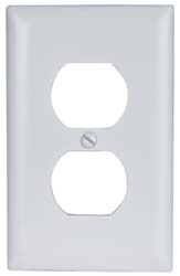 1 Gang, 4-11/16 Inch Long x 2-15/16 Inch Wide, Standard Outlet Wall Plate