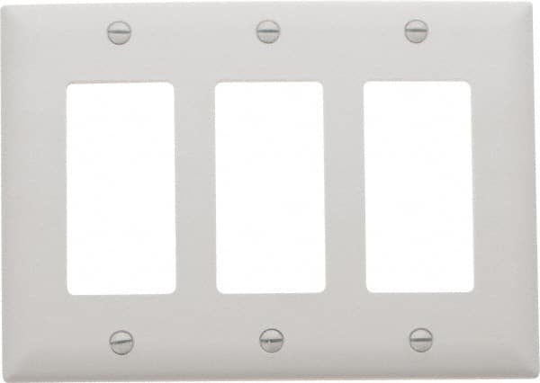 3 Gang, 4-1/2 Inch Long x 6.563 Inch Wide, Standard Switch Plate