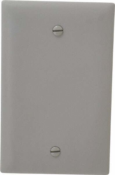 1 Gang, 4-11/16 Inch Long x 2-15/16 Inch Wide, Standard Switch Plate