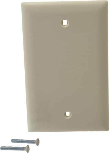 1 Gang, 4-11/16 Inch Long x 2-15/16 Inch Wide, Standard Switch Plate