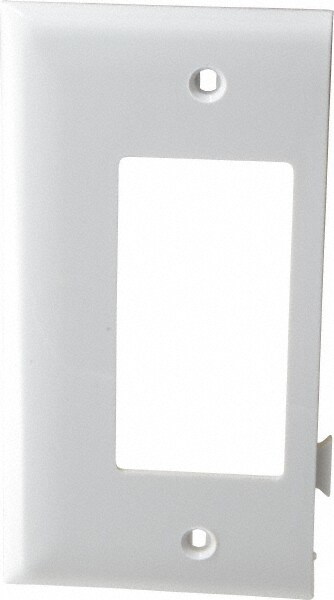 1 Gang, 4.9062 Inch Long x 2.4687 Inch Wide, Sectional Switch Plate