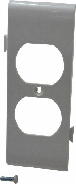 1 Gang, 4.9062 Inch Long x 1-13/16 Inch Wide, Sectional Wall Plate