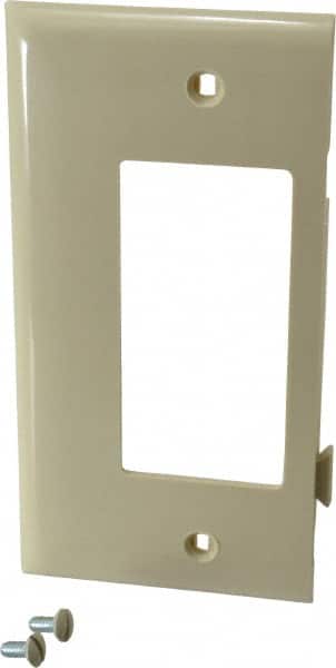 Pass & Seymour PJSE26I 1 Gang, 4.9062 Inch Long x 2.4687 Inch Wide, Sectional Switch Plate 