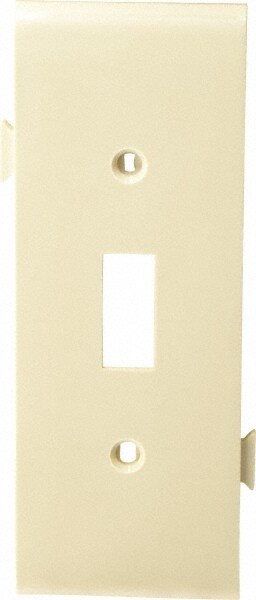 1 Gang, 4.9062 Inch Long x 1-13/16 Inch Wide, Sectional Switch Plate