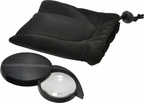 Magnifier: 4x, Round, Glass