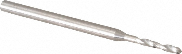 Micro Drill Bit: 0.0343" Dia, 118 ° Point, Cobalt