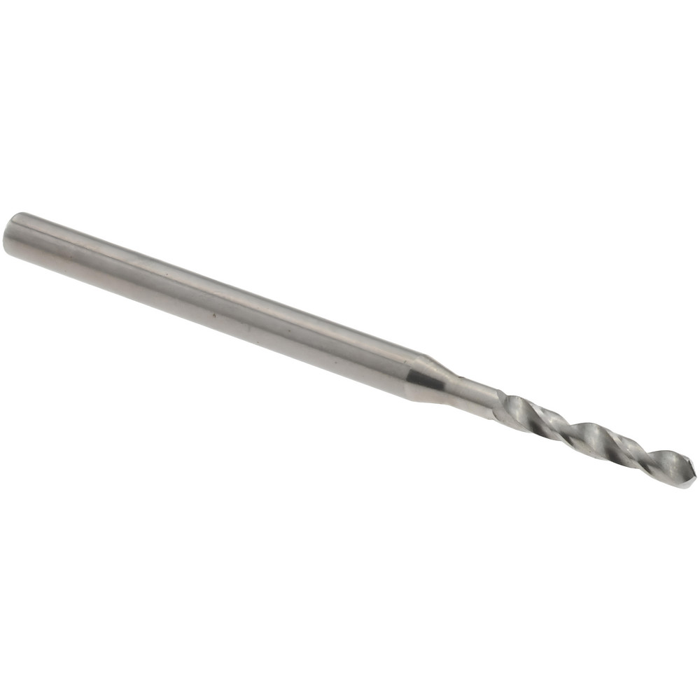 Micro Drill Bit: 0.0386" Dia, 118 deg Point, Cobalt