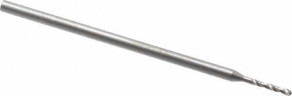 Micro Drill Bit: 0.0201" Dia, 118 deg, Solid Carbide