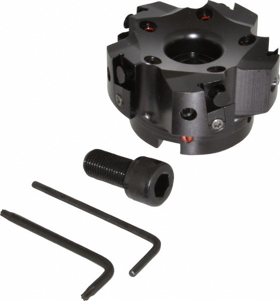 Kennametal 1805745 3" Cut Diam, 1" Arbor Hole Diam, 0.394" Max Depth, Indexable Square-Shoulder Face Mill Image