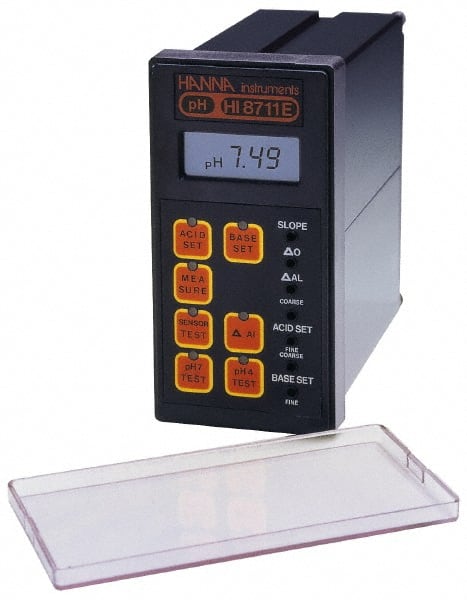 Conductivity & pH Controllers; Type: PH Controller ; Accuracy (pH): 0.02 ; Number of Setpoints: 2 ; Input Voltage: 110/115V ; Maximum Ph Range: 14.00 ; Minimum Ph Range: 0.00