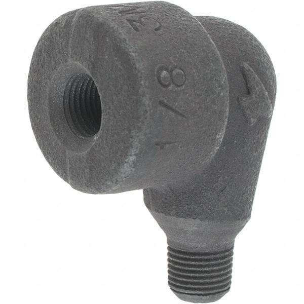 Black 90 ° Street Elbow: 1/8", Threaded