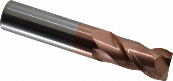 Accupro 12181522 Square End Mill: 0.6299 Dia, 1.2598 LOC, 2 Flutes, Solid Carbide Image