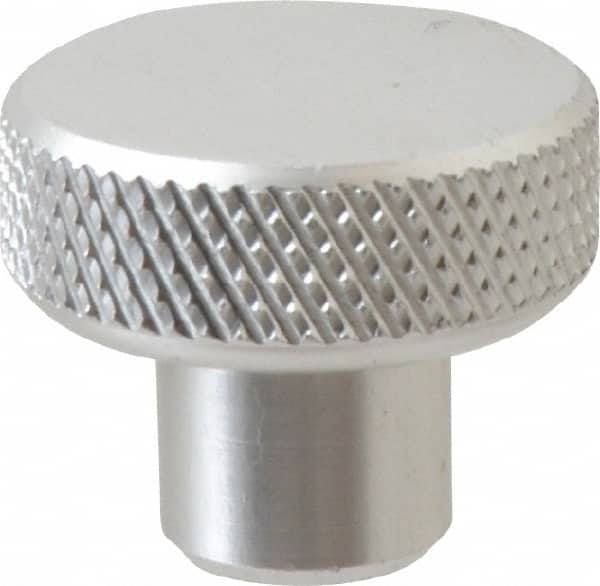 Gibraltar 1" Head Stainless Steel Knurled Knob Reamed 