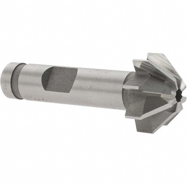 3/4" Large x 5/16" Small Diam, 3/8" Width of Cut, 90° Included Angle, 8 Teeth, Cobalt Face Angle Cutter