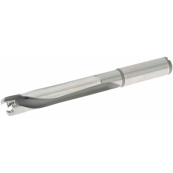 Replaceable-Tip Drill: 15 to 15.99 mm Dia, 80.01 mm Max Depth, 15.88 mm Straight-Cylindrical Shank