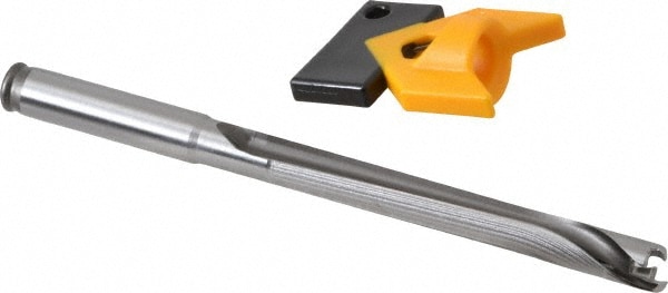 Kennametal 2542071 Replaceable Tip Drill: 9 to 9.49 mm Drill Dia, 76 mm Max Depth, 9.53 mm Straight-Cylindrical Shank Image