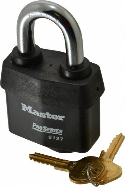 Padlock: Laminated Steel, Keyed Different, 2-5/8" Wide