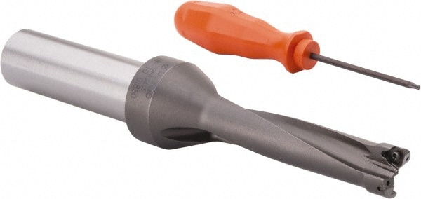 76.2mm Max Drill Depth, 4xD, 3/4" Diam, Indexable Insert Drill