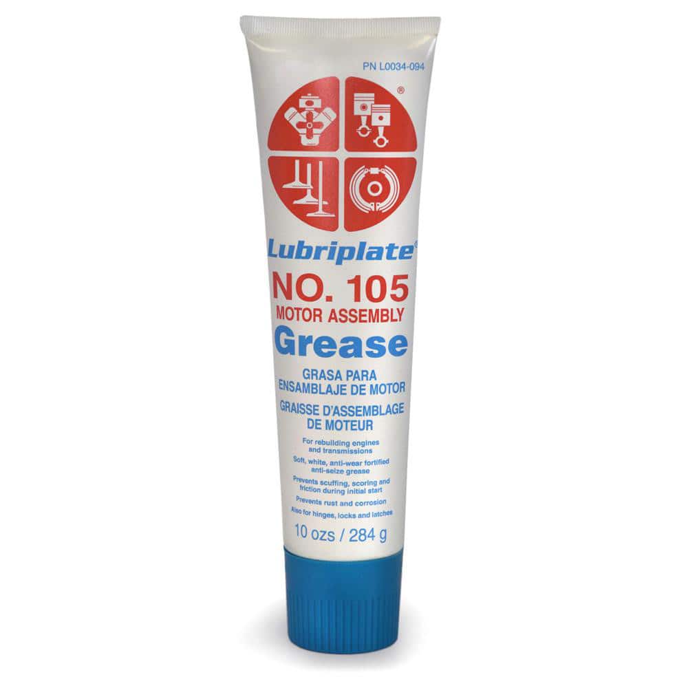 General Purpose Grease: 10 oz Tube, Zinc Oxide