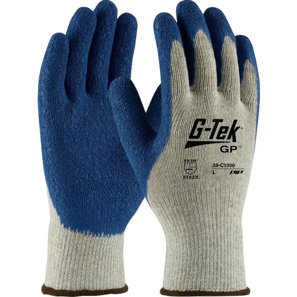 General Purpose Work Gloves: Small, Latex Coated, 35% Cotton & 65% Polyester