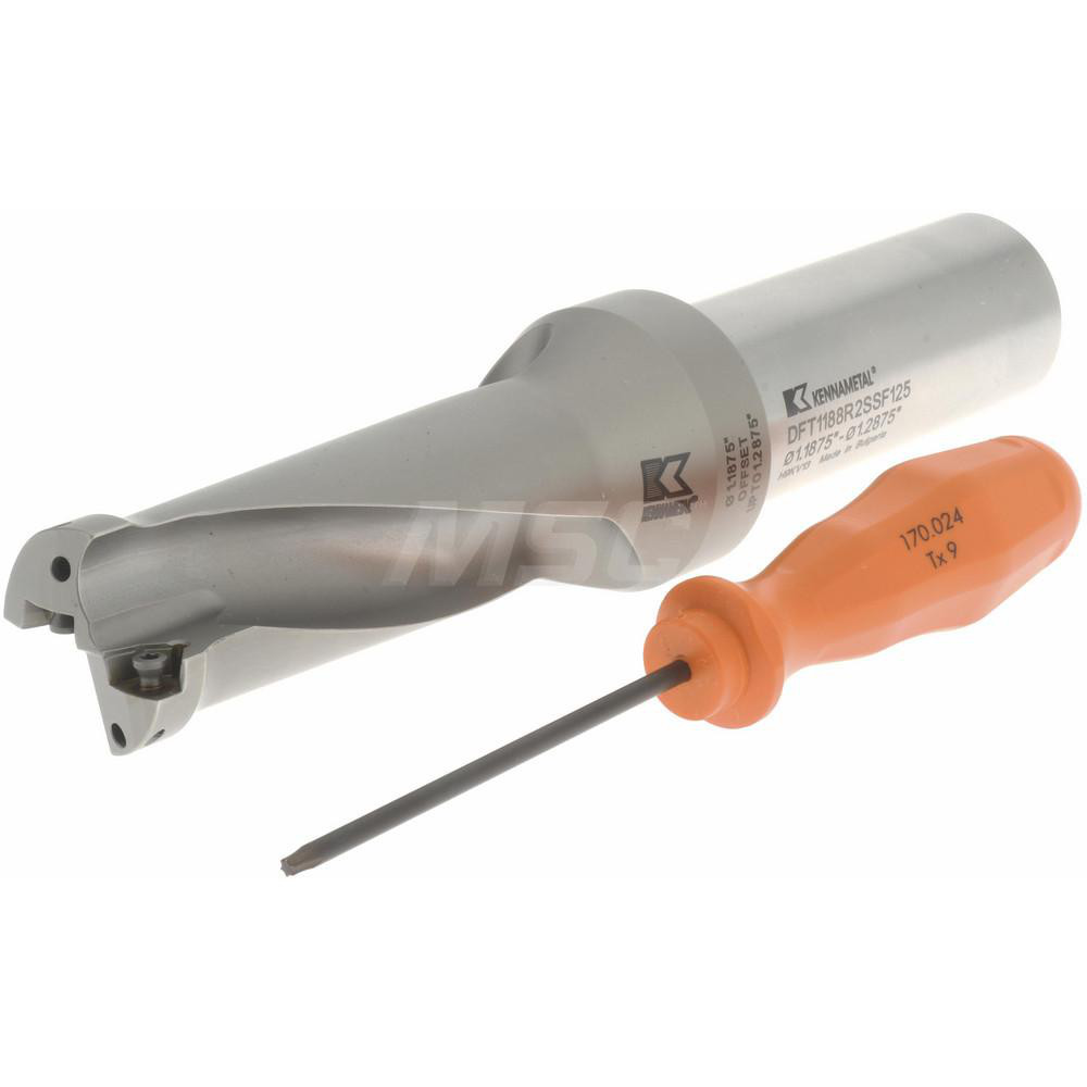 Kennametal Indexable Insert Drill DFT1188R2SSF125, 32.70 mm Max Dia