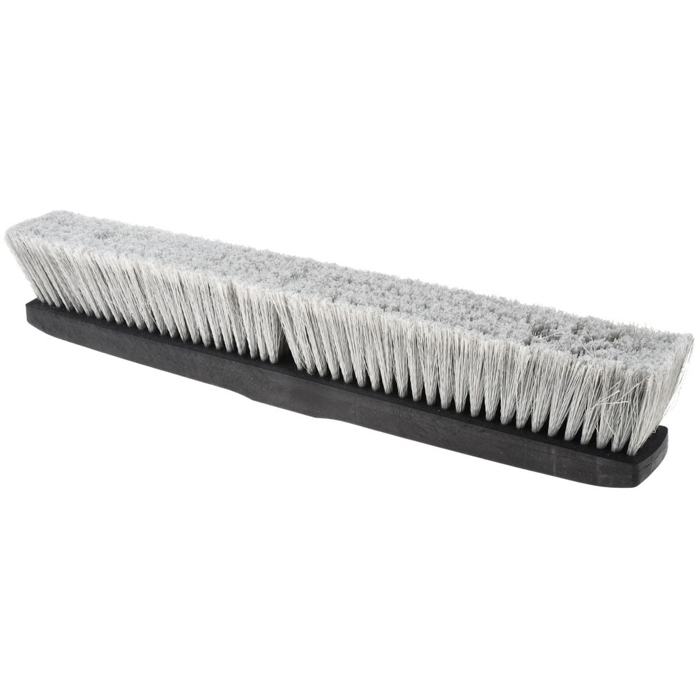 Push Broom: 24" Wide, Polypropylene Bristle